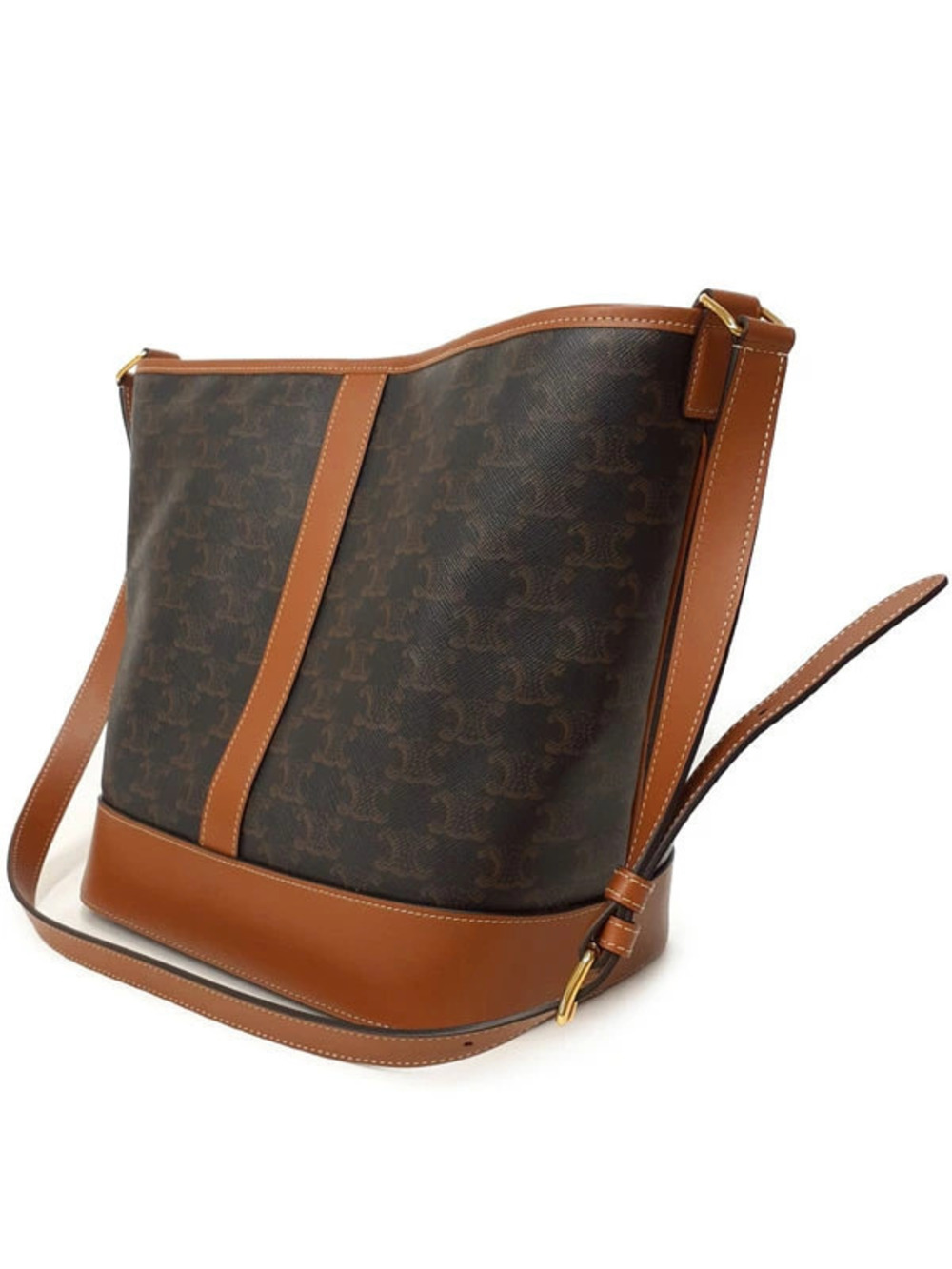 Celine Bag Bucket Canvas Triomphe Shoulder